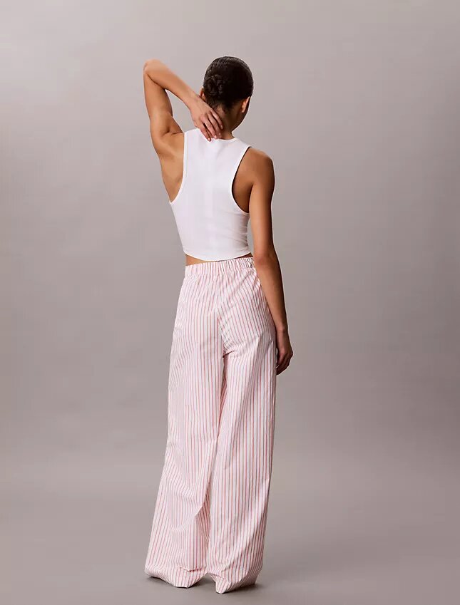 Pantalones de dormir de popelín de algodón Pantalones de dormir de popelín de algodón