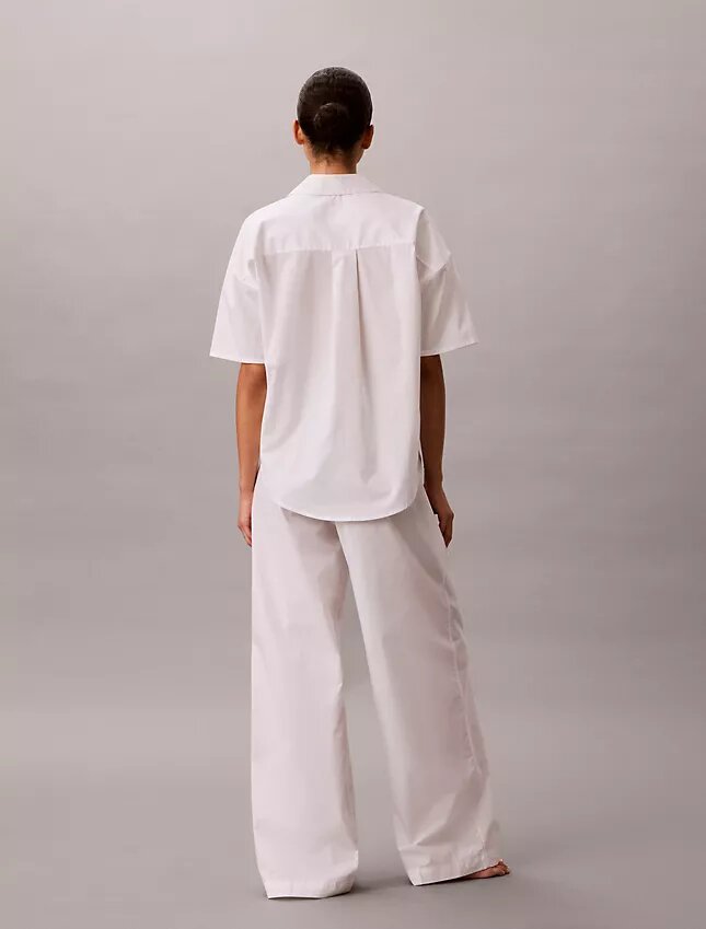 Pantalones de dormir de popelín de algodón Pantalones de dormir de popelín de algodón