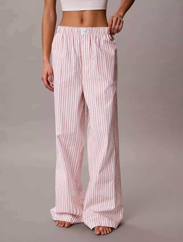 Pantalones de dormir de popelín de algodón Pantalones de dormir de popelín de algodón
