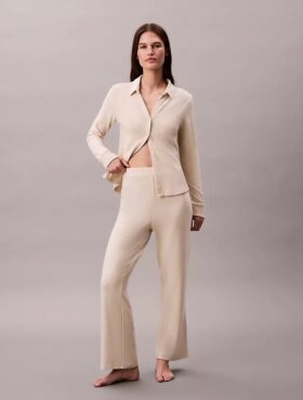 Pantalones de interlock cepillado Pantalones de interlock cepillado