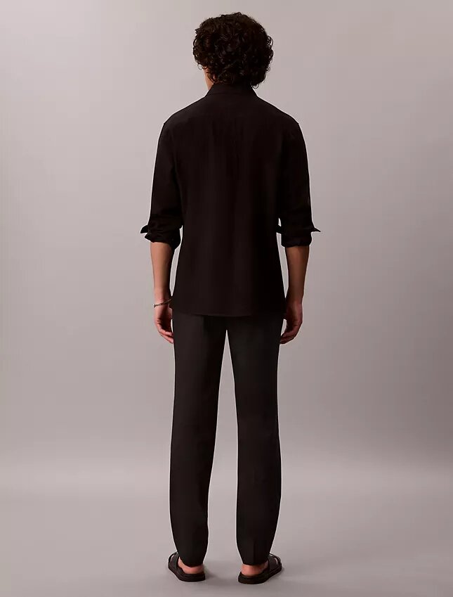 Pantalones de mezcla de lino Pantalones de mezcla de lino