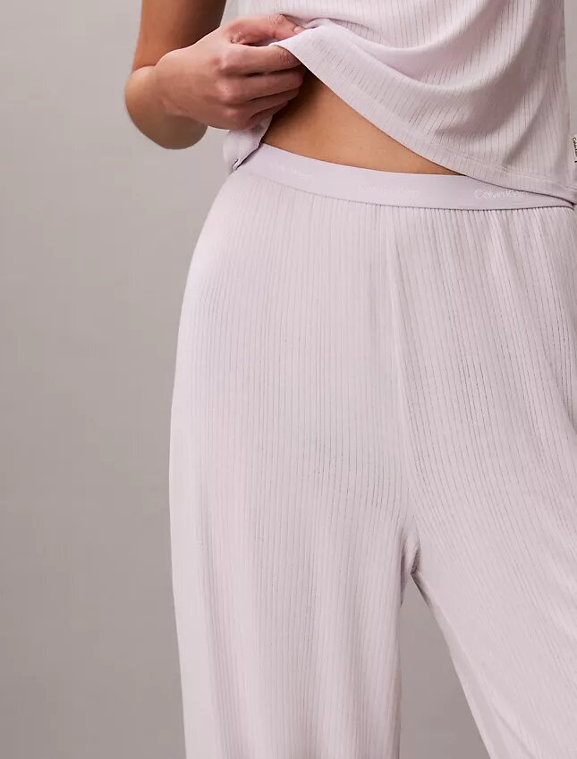 Pantalones de pierna ancha con tejido Modal elástico y punto de caída Pantalones de pierna ancha con tejido Modal elástico y punto de caída