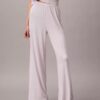 Pantalones de pierna ancha con tejido Modal elástico y punto de caída Pantalones de pierna ancha con tejido Modal elástico y punto de caída