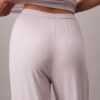 Pantalones de pierna ancha con tejido Modal elástico y punto de caída Pantalones de pierna ancha con tejido Modal elástico y punto de caída