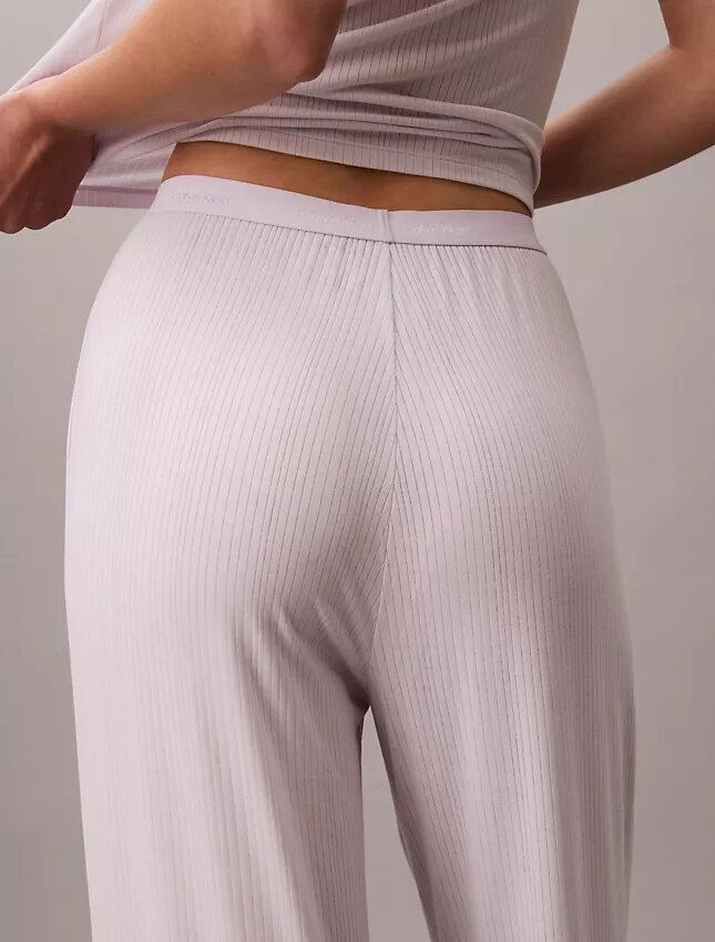 Pantalones de pierna ancha con tejido Modal elástico y punto de caída Pantalones de pierna ancha con tejido Modal elástico y punto de caída