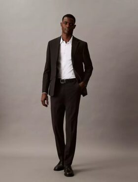 Pantalones de traje de corte ajustado