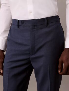 Pantalones de traje de corte ajustado