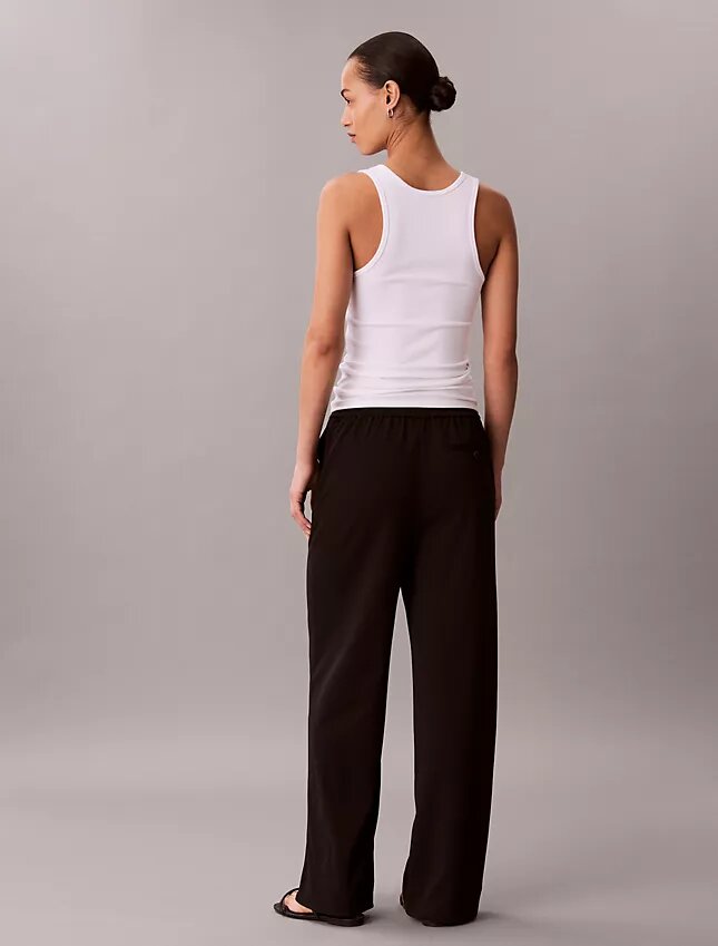 Pantalones de viaje de crepé elástico Pantalones de viaje de crepé elástico