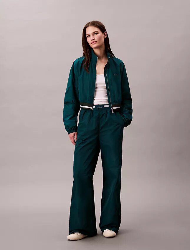 Pantalones deportivos con cintura con logotipo Pantalones deportivos con cintura con logotipo