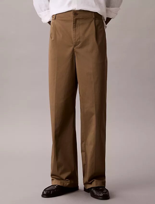 Pantalones holgados de algodón Cotton Stretch Pantalones holgados de algodón Cotton Stretch