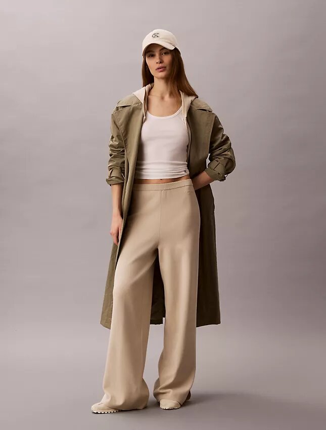 Pantalones holgados de punto Pantalones holgados de punto