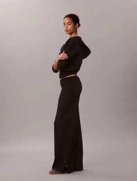 Pantalones holgados de punto