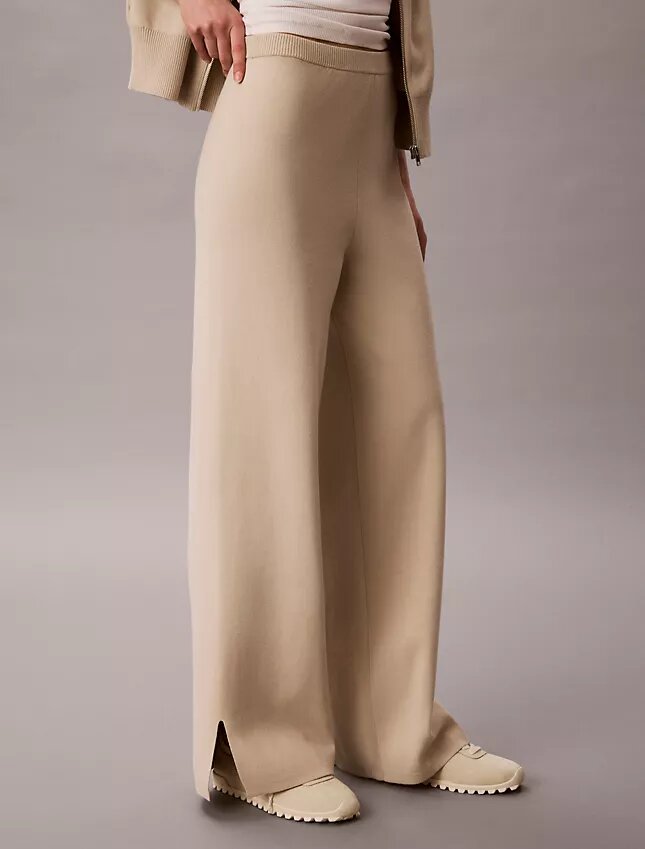 Pantalones holgados de punto Pantalones holgados de punto