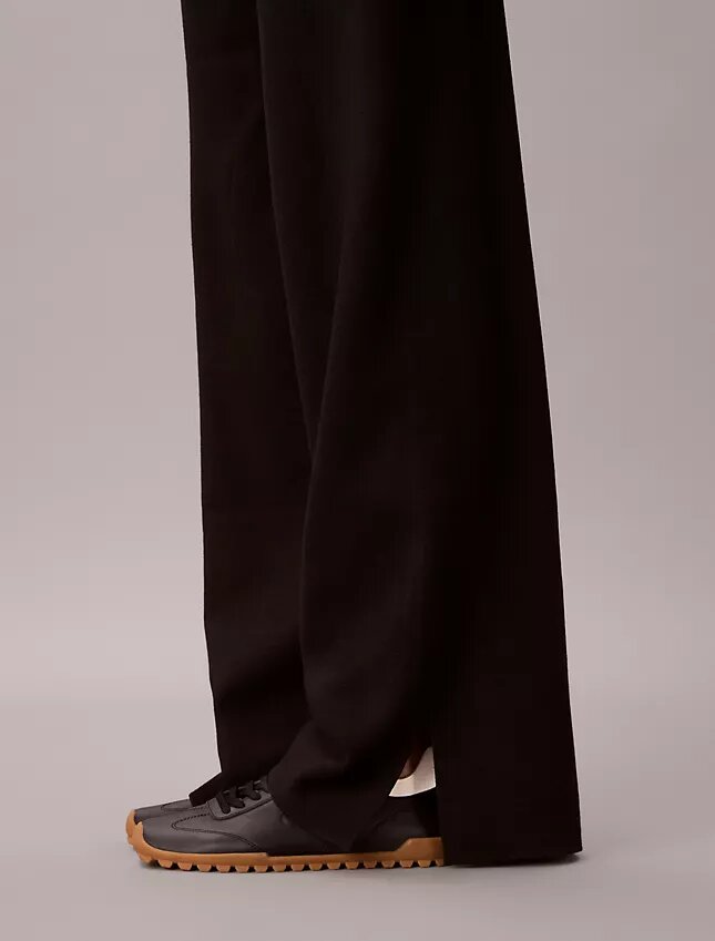 Pantalones holgados de punto Pantalones holgados de punto
