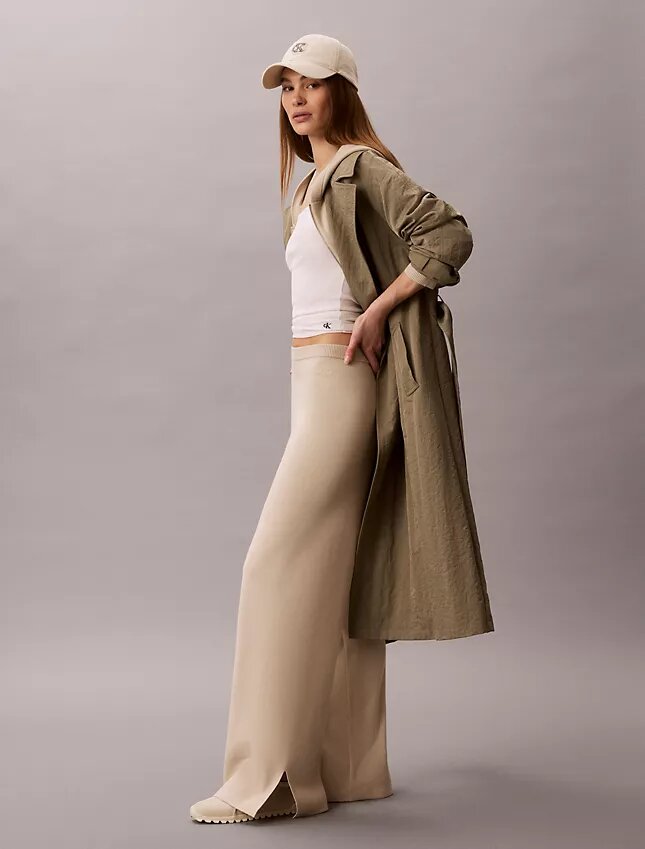 Pantalones holgados de punto Pantalones holgados de punto