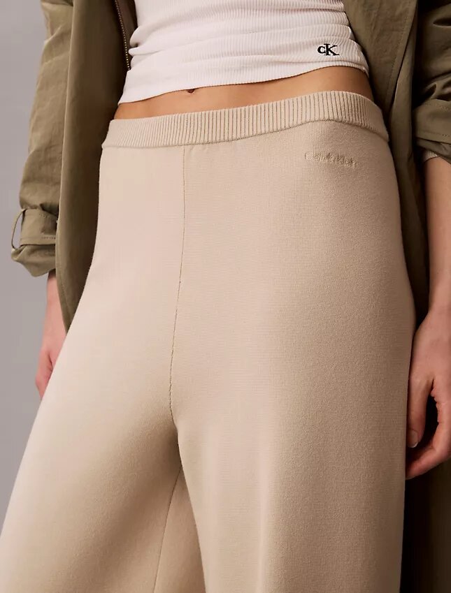 Pantalones holgados de punto Pantalones holgados de punto