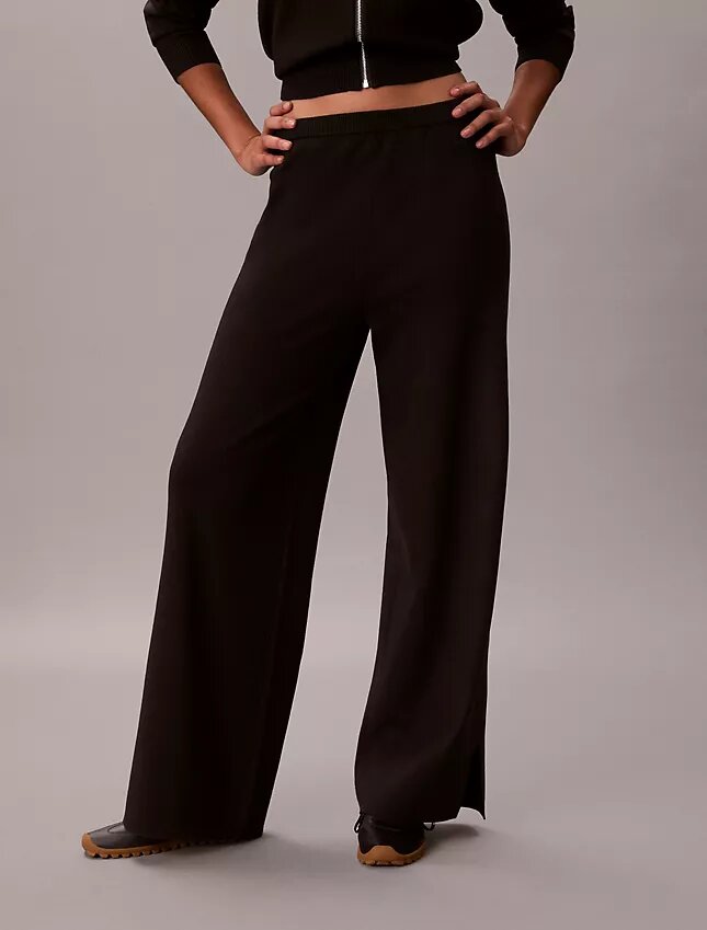 Pantalones holgados de punto Pantalones holgados de punto