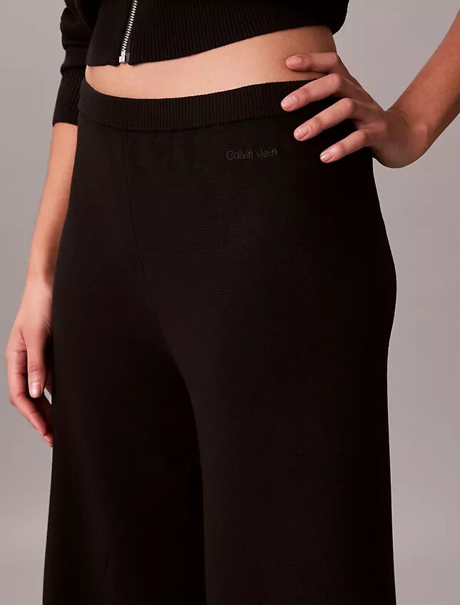 Pantalones holgados de punto Pantalones holgados de punto