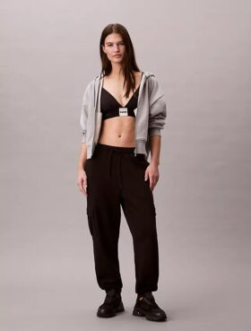 Pantalones joggers cargo de felpa con Monogram