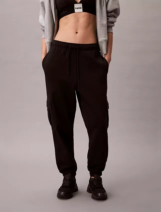 Pantalones joggers cargo de felpa con Monogram Pantalones joggers cargo de felpa con Monogram