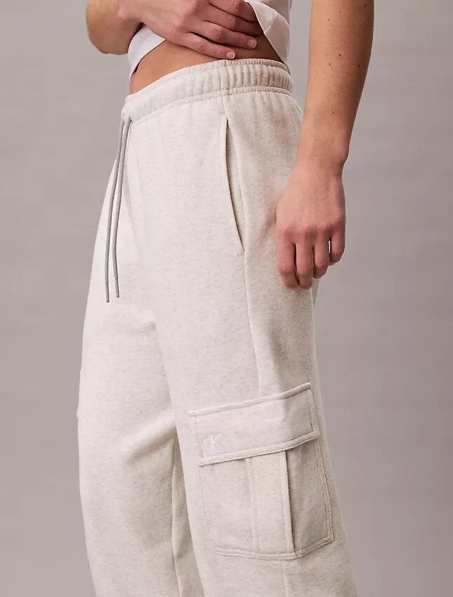 Pantalones joggers cargo de felpa con Monogram Pantalones joggers cargo de felpa con Monogram