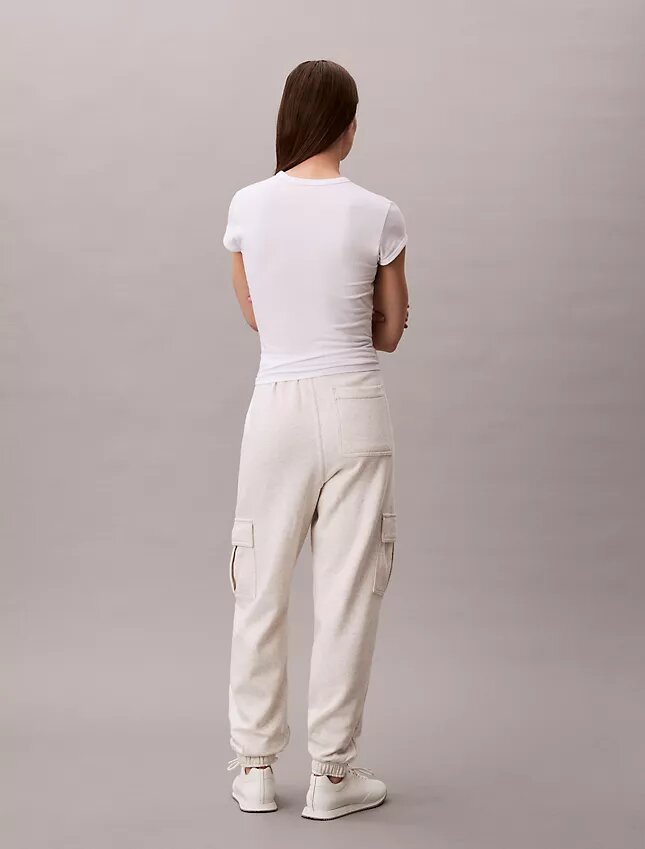 Pantalones joggers cargo de felpa con Monogram Pantalones joggers cargo de felpa con Monogram