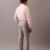 Pantalones plisados de mezcla de lino Pantalones plisados de mezcla de lino