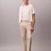 Pantalones rectos de Cotton Stretch Pantalones rectos de Cotton Stretch