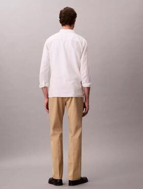 Pantalones rectos de Cotton Stretch