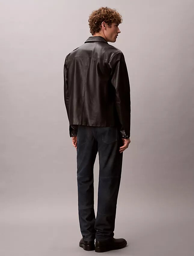 Pantalones rectos de gamuza estilo años 90 Pantalones rectos de gamuza estilo años 90