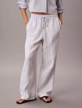 Pantalones sin cremallera de doble gasa