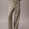 Pantalones sin cremallera de doble gasa Pantalones sin cremallera de doble gasa