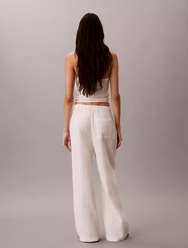 Pantalones sin cremallera de doble gasa Pantalones sin cremallera de doble gasa