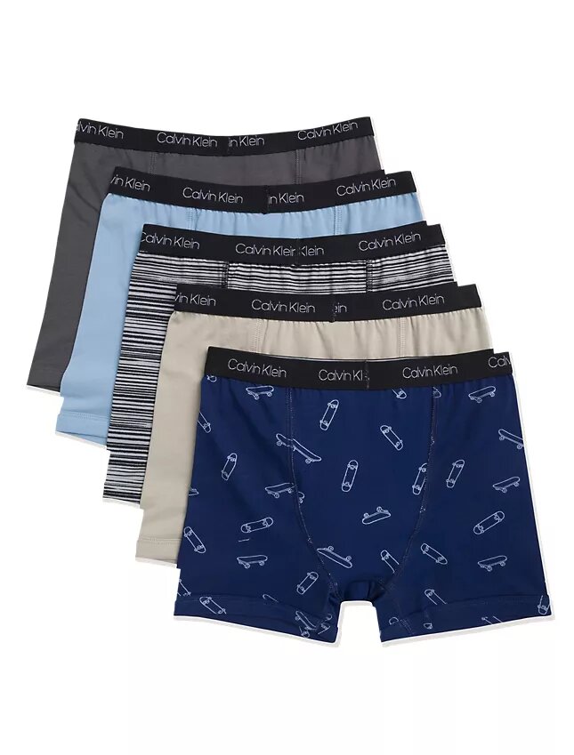 Paquete de 5 Boxer Briefs para niños Paquete de 5 Boxer Briefs para niños