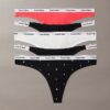Paquete de 5 Thongs mixtas con logotipo Icon