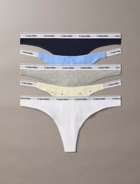 Paquete de 5 Thongs mixtas con logotipo Icon