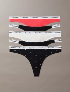 Paquete de 5 Thongs mixtas con logotipo Icon