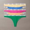 Paquete de 5 Thongs mixtas con logotipo Icon