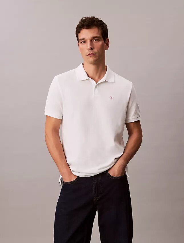 Polo clásico de piqué de algodón Polo clásico de piqué de algodón