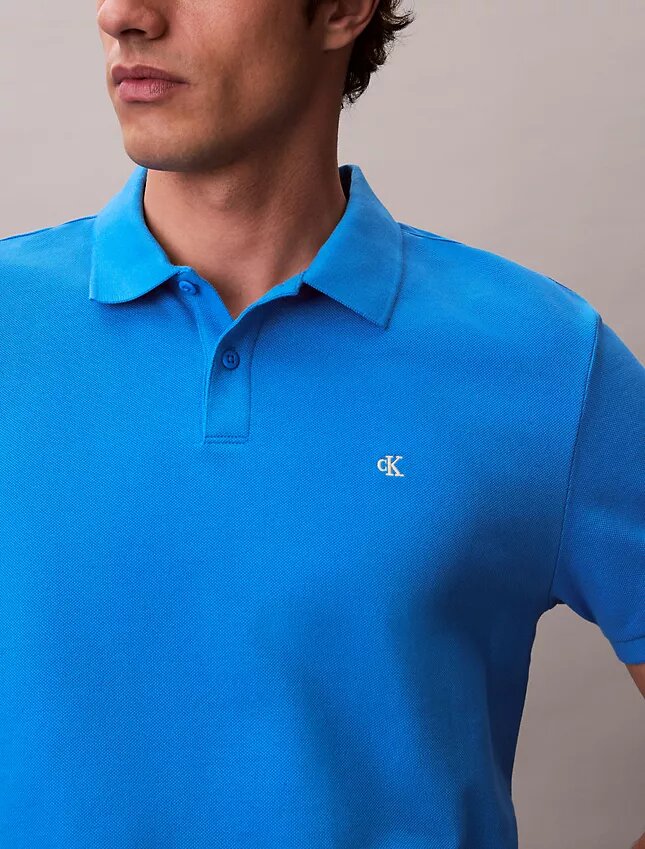 Polo clásico de piqué de algodón Polo clásico de piqué de algodón