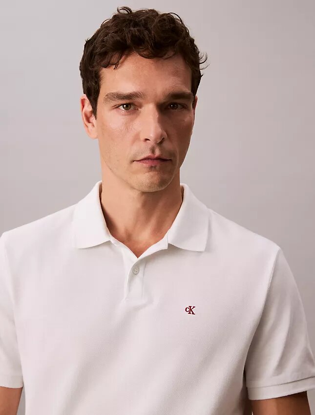 Polo clásico de piqué de algodón Polo clásico de piqué de algodón