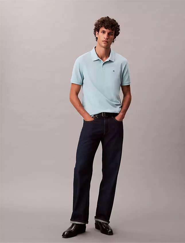 Polo clásico de piqué de algodón Polo clásico de piqué de algodón