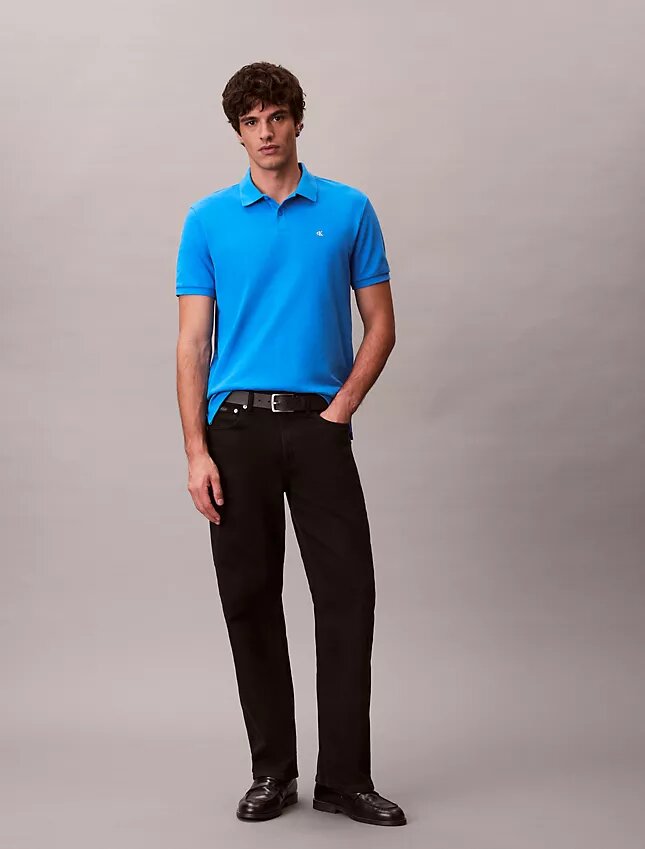 Polo clásico de piqué de algodón Polo clásico de piqué de algodón
