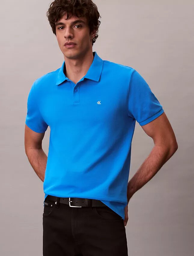 Polo clásico de piqué de algodón Polo clásico de piqué de algodón