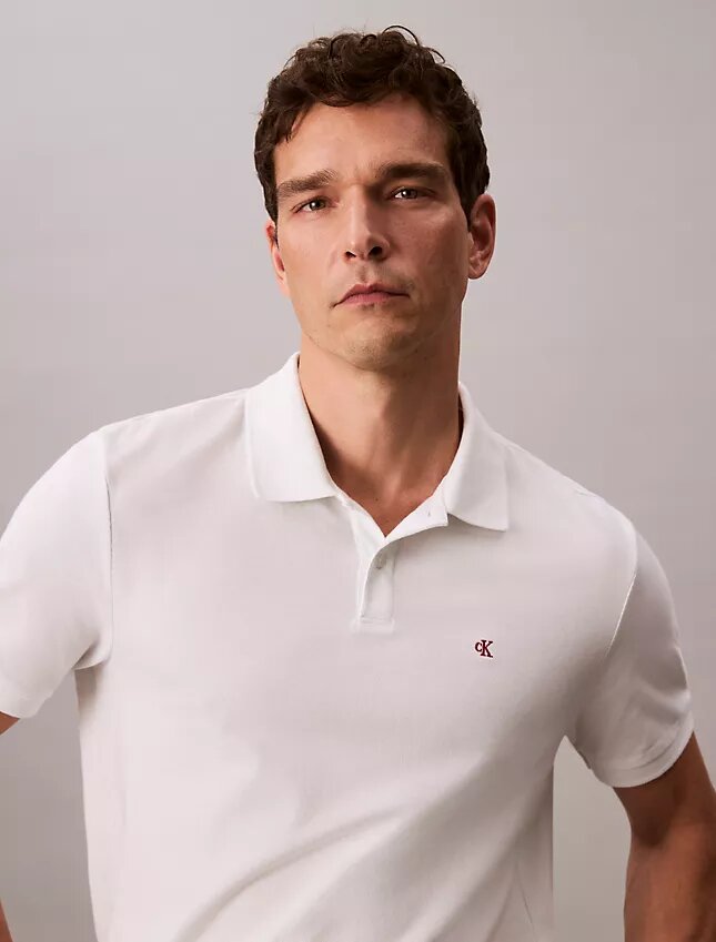 Polo clásico de piqué de algodón Polo clásico de piqué de algodón