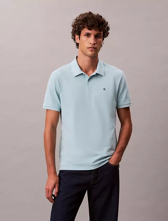 Polo clásico de piqué de algodón Polo clásico de piqué de algodón