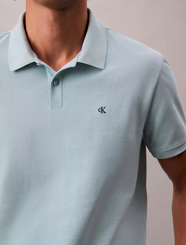 Polo clásico de piqué de algodón Polo clásico de piqué de algodón