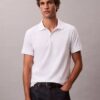 Polo de monograma en mezcla de algodón suave