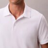Polo de monograma en mezcla de algodón suave