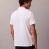Polo de monograma en mezcla de algodón suave